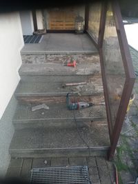 Sanierung Hauseingang - Treppe