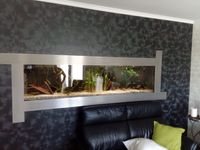 Wandgestaltung mit Einbau Aquarium